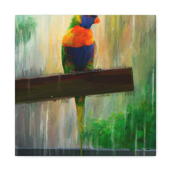 Rainbow Lorikeet Vista - Canvas