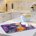 thumbnail image 6 of Cute Bird and Star Dish Drying Mat for Kitchen Counter 16x18 In Absorbent Microfiber Reversible Mats Dish Drainer Protector Rack Pad for Coffee Bar Table, 6 of 8