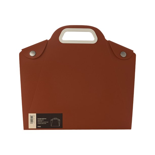 Bolso De Plástico Bolsa de almacenamiento de archivos translúcida de gran capacidad, organizador de documentos con asa, 13,8 x 12,4 x 1,85 pulgadas JASKFLY