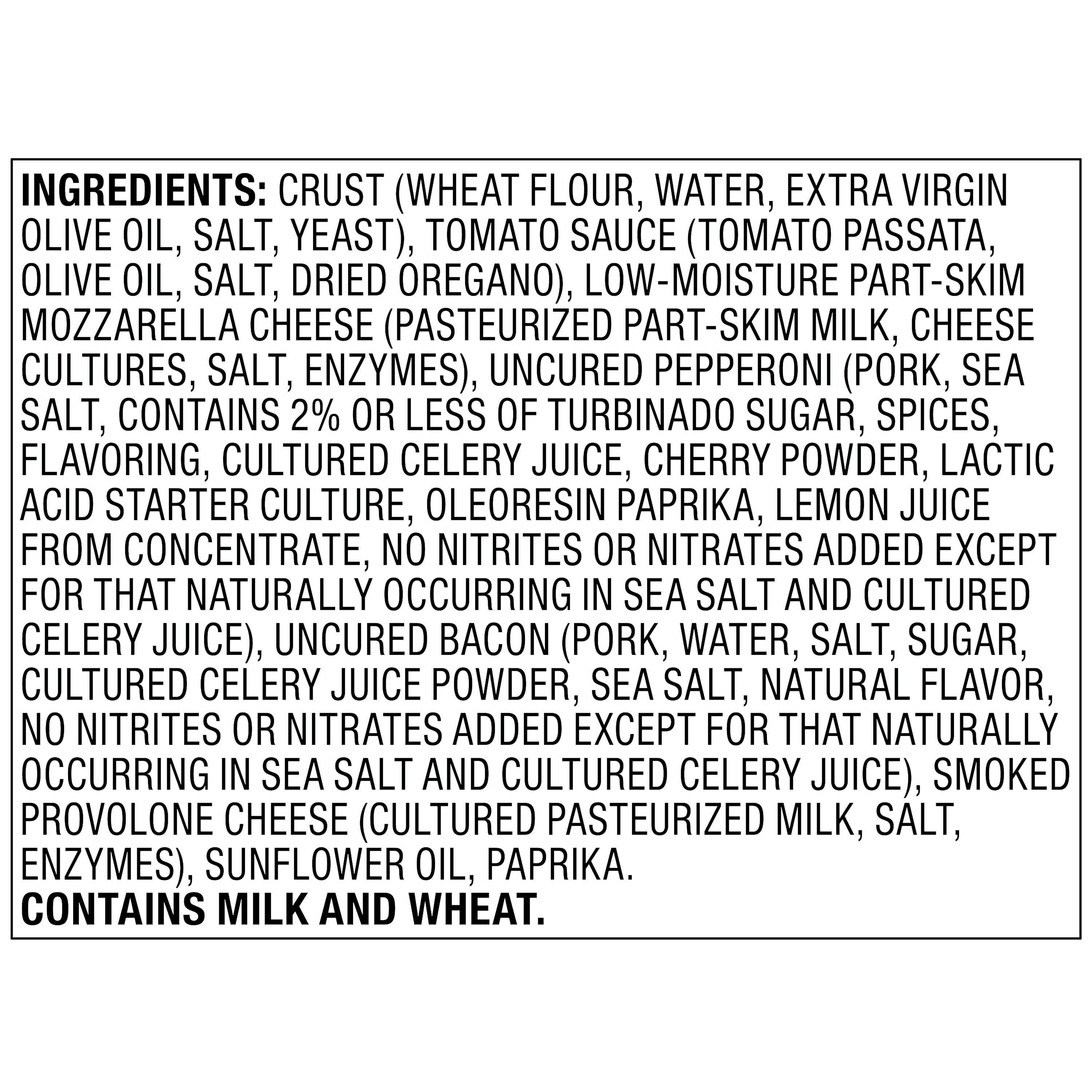 bettergoods Wood Fired Pepperoni Bacon Pizza, 16.2 oz