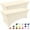Beige, variant on Smiry 2 Pack 6FT Stretch Spandex Tablecloths, Waterproof and Elastic Fitted Table Cloth, Washable Table Cover for Rectangle Tables, Black