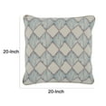 thumbnail image 5 of 20 Inch Square Accent Throw Pillow, Digital Print, Soft Fabric, Multicolor, 5 of 5