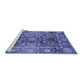 thumbnail image 2 of Ahgly Company Machine Washable Indoor Rectangle Abstract Blue Modern Area Rugs, 5' x 8', 2 of 4