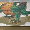 thumbnail image 6 of Ambesonne Dragon Place Mats Set of 4, Mythical Monster Mascot, Standard Size, Hunter Green Dark Orange, 6 of 6