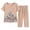 Beige, variant on JINMGG Two Piece Outfits Women, 2024 Fashion Fall Clearance Women Summer Pullover Printing Casual Two Piece Suit Hot Pink XXXXL