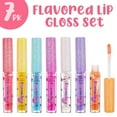 thumbnail image 5 of 7-Piece Fruity Flavored Glossy Lip Gloss Set, Fruity Flavors Lip Gloss, 5 of 7