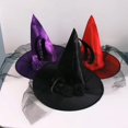 thumbnail image 5 of Halloween Witch Hat For Party,witch Hats ,women's Witch Hats Attached With Roses & Feathers, 5 of 5
