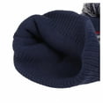 thumbnail image 4 of Pabst Blue Ribbon Jacquard and Embroidered Logo Knit Beanie with Pom, 4 of 5