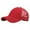 Red, variant on beishanbush Visors Outdoor Unisex Baseball Mesh Cap Open Back Solid Color Sun Hat Cap Camouflage