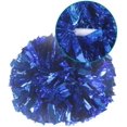 thumbnail image 2 of LAICAIW 2PCS Blue Pom Poms Cheerleading with Baton Handle for Team Spirit Sports Dance Cheering, 2 of 7