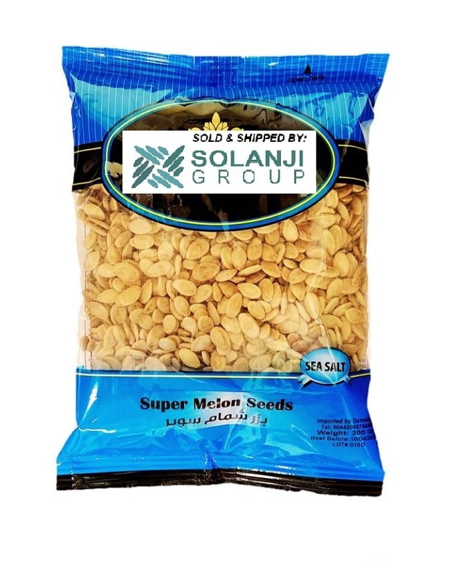 Melon Roasted and Salted Seeds ( Egyptian Style )  12 Packs, NT.WT. 12.34oz (350g)