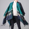 thumbnail image 2 of Tejiojio Jackets Clearance Women Winter Knitted Cashmere Capes Shawl Cardigans Sweater Coat, 2 of 5
