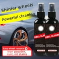 thumbnail image 5 of Powerful Wheel Cleaner Spray - Rust Remover for Car Wheels & Brake Discs, Universal Tire Iron Powder & Oil Stain Cleaner, Safe for All Rims, Effective Oxidation Layer Removal, 5 of 9