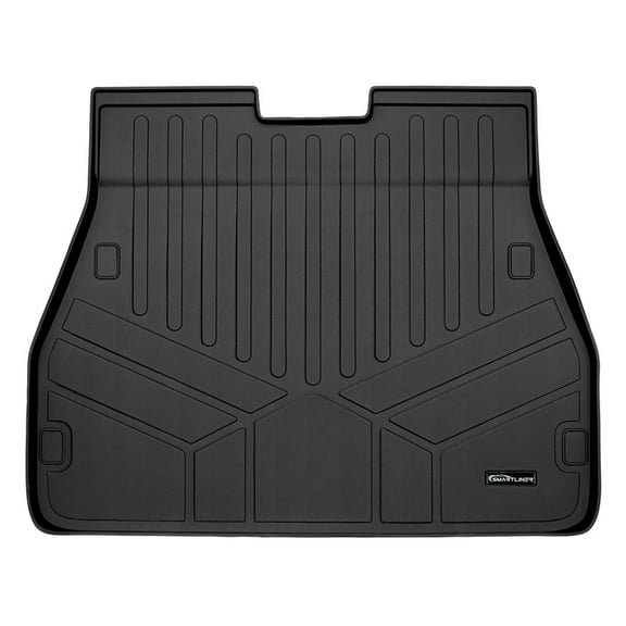 SMARTLINER All Weather Custom Fit Black Cargo Liner Mat Behind the 2nd Row Compatible With 2022-2023 Lexus LX 600 (Only Fits 4 Passenger Models)