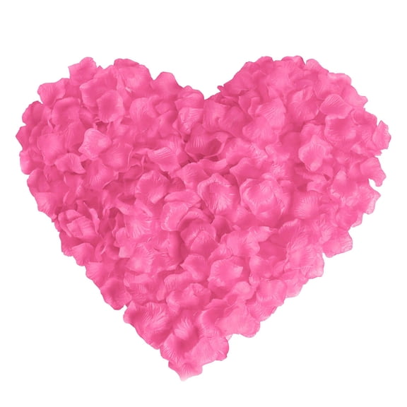 Silk Rose Petals, 100 Pieces, for Wedding and Home Decoration, Pink