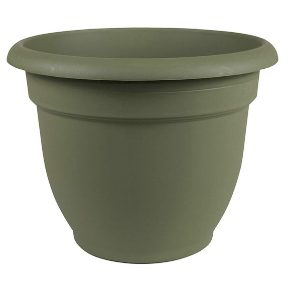 Bloem Plant Planter Home Planter 12 Inch - Self-Watering, Bell-Shaped - 12" Green