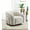 Gray, variant on Swivel Relax Chair - Beige Boucle And Comfortable Design Seat Function