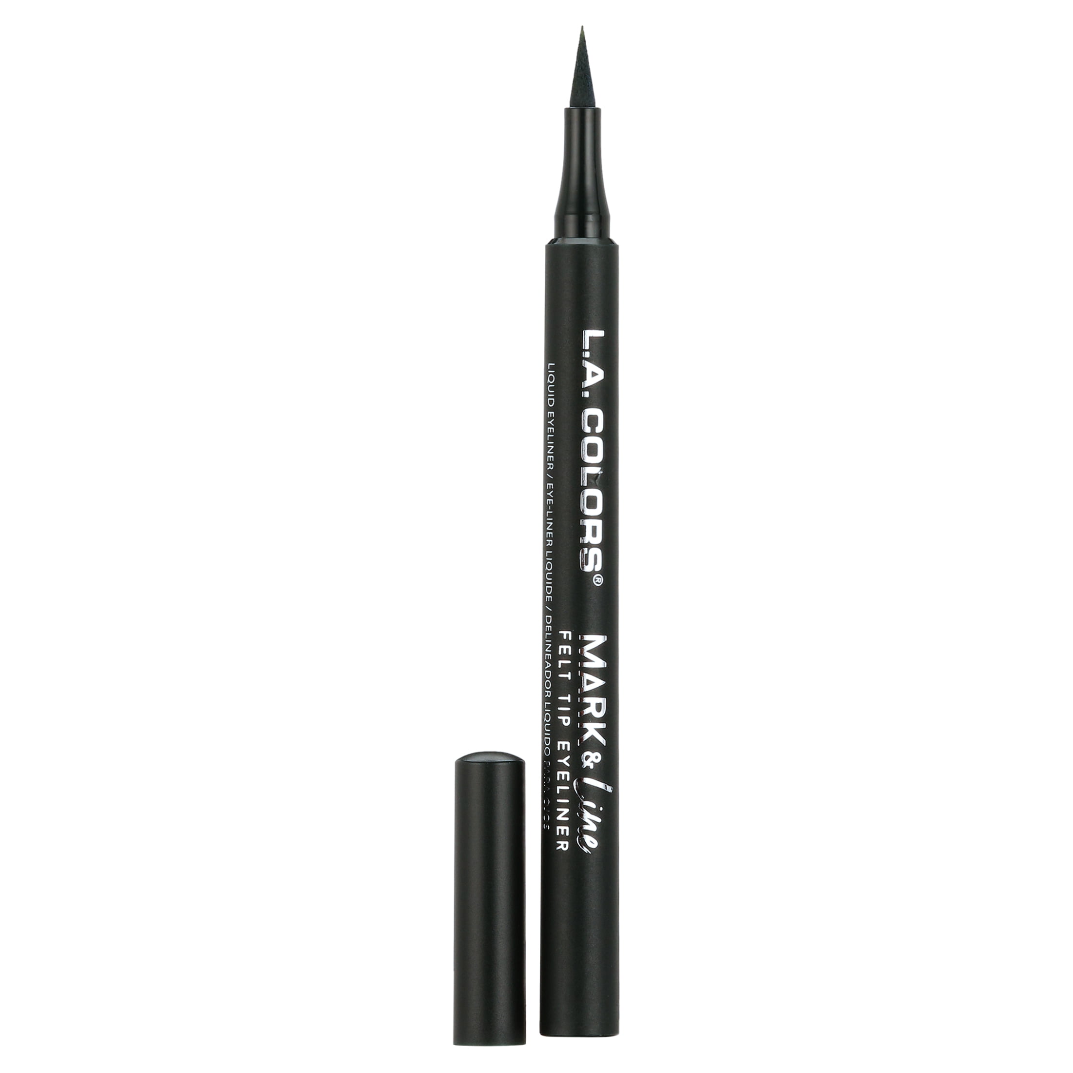 (2 pack) L.A. Colors Ultra-precise Mark & Fine Felt Tip Liquid Eyeliner, Teal-iffic