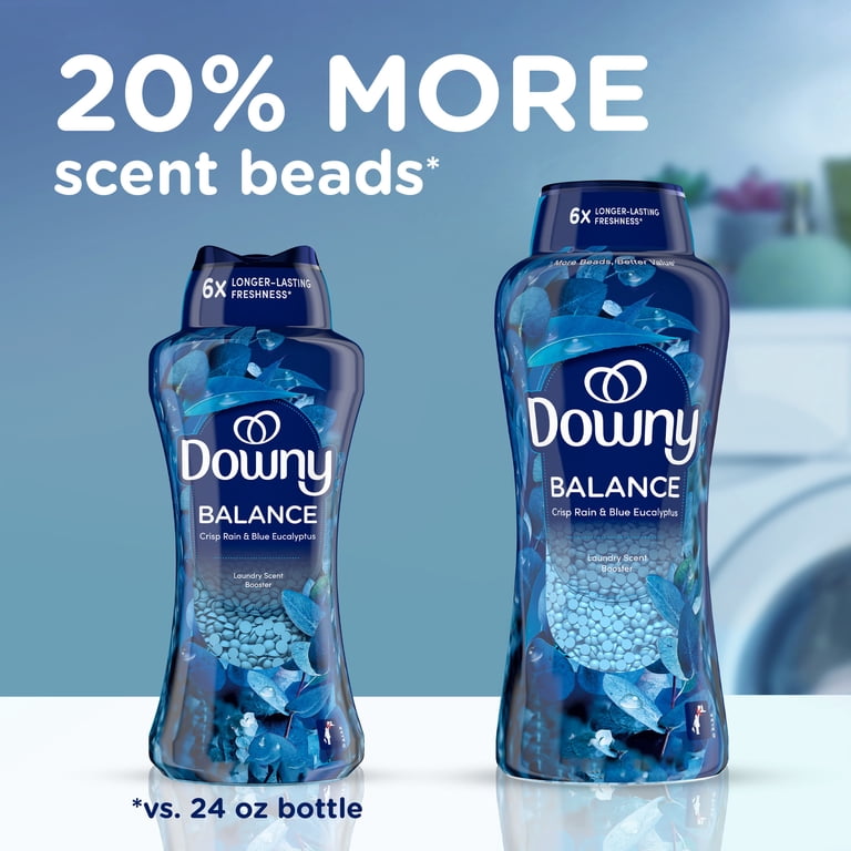 Downy Laundry Scent Beads, In-Wash Scent Booster, Infusions Crisp Rain &  Blue Eucalyptus Scent, 30.1 oz - Walmart.com