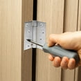 thumbnail image 3 of Shisuyan Adjustable Closing Speed Hinge Silver 2Pcs 3.9X3.5X0.16In, 3 of 9