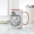 thumbnail image 4 of CafePress - Glittery Pumpkin - 15 oz Ceramic Large White Novelty Mug, 4 of 4