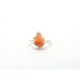 thumbnail image 5 of Heaven Crafts Raw Carnelian Ring Marquise Shape Gemstone Rough Stone Jewelry 925 Sterling Silver Gift For Her & Mom, 5 of 5