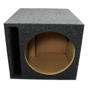 Car Audio Single 8 SPL Bass Subwoofer Labyrinth Vent Sub Box Stereo Enclosure