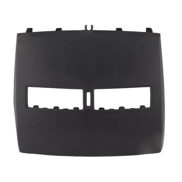 Cubierta del salpicadero del coche del panel del aire acondicionado del coche para Nissan Tiida 2005-2011 (negro)