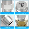 thumbnail image 4 of Boquillas de acero inoxidable Valve MEANLIN NPT 30°, paquete de 2, 4 of 7