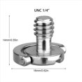 thumbnail image 4 of 30 Paquete 1/4Pulgadas Tornillo de Montaje de la Placa de Liberación Rápida En D Eje D Adaptador de Tornillo Qr para Dslr Cámara TríPode Monopod Qr Placa Ballhead Estabilizador, 4 of 7