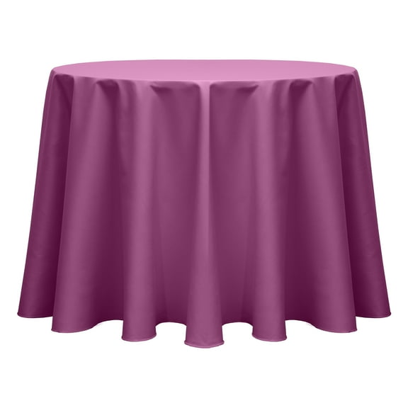 Ultimate Textile Poly-cotton Twill 120-Inch Round Tablecloth Plumberry