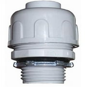 Morris Products 21813 Non-Metallic Liquid Tight Connectors Straight With Steel Locknut 0.5 In.