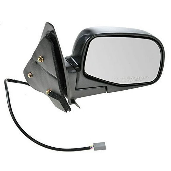 TRQ Power Side View Mirror Folding Textured Passenger Right RH for Ford Mazda MRA05186