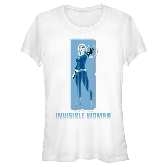 Juniors The Fantastic Four: First Steps Invisible Woman Pose T Shirt