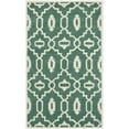 thumbnail image 4 of SAFAVIEH Chatham Ethan Geometric Wool Area Rug, Teal/Ivory, 5' x 8', 4 of 7