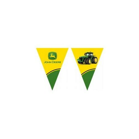 Party Destination 206936 John Deere Tractor - Flag Banner