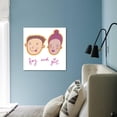 thumbnail image 2 of Cute Cartoon Smiling Boy and Girl, Unframed Art Print Wall Art by smilewithjul Sold by Art.Com, 2 of 4