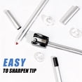 thumbnail image 4 of Brown Eyeliner Pencil for Eyes, Waterproof Smudge-Proof Long, High-Pigment Creamy Smooth Formula, Ideal for Mature Skin, Includes Built-In Sharpener, 4 of 8