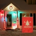 thumbnail image 3 of Teissuly Merry Christmas Garden Flags, Xmas Trees Small Yard Decorations, Winter Christmas Seasonal Farmhouse Holiday Outdoor Decor, Vertical Double Sided Teissuly WER2023112000642, 3 of 5