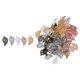 thumbnail image 2 of ColoMX 75pcs encantos de hoja accesorios hechos a mano joyería haciendo encantos colgantes, 2 of 8