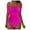 Hot Pink, variant on Tummy Control One Piece Swimsuit - Strapless Bandeau Bathing Suits for Women 2025 Cheeky High Cut Swimwear