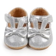 thumbnail image 7 of Zwiiyzr 2024 Baby Girls Sandals Infant Toddler Shoes Round Toe Slip On Summer Outside Wear Non-Slip Breathable Sandals 6-12 Months Silver, 7 of 7