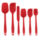 thumbnail image 1 of Espátulas De Silicona Calor, Utensilios De Cocina De Espátula De Goma para Mezclar Y Hornear Ergonómicos Antiadherentes,Red, 1 of 6