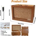thumbnail image 5 of Alcancías de madera, cajas de dinero en dólares, cajas de dinero reutilizables ensambladas, decoraciones para el hogar, con objetivos y cifras de ahorro, 5 of 5