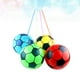 thumbnail image 5 of KAKOWELY Pelota de fútbol inflable de PVC grueso para playa, juego de práctica para niños al aire libre (con cadena, no inflable, aprox. 20 cm, color aleatorio), 5 of 5
