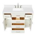 thumbnail image 7 of Ariel H048SCQRVOWHT Bristol 48" Free Standing Single Basin Vanity Set - White, 7 of 7