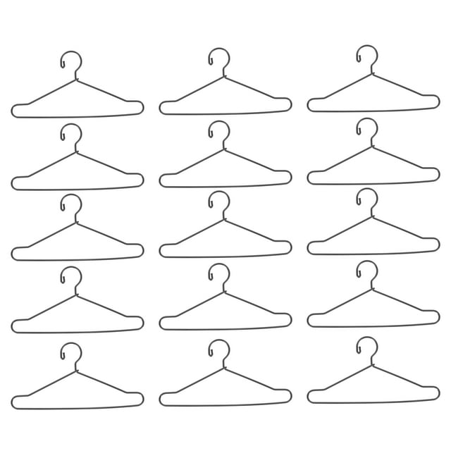 Miangastore Clothes Support Iron 25Set 10X4.8CM