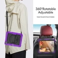 thumbnail image 5 of For iPad Pro 12.9 inch Case (2022/2021/2020/2018), 360 Rotating Shockproof Cover with Stand, Screen Protector, Shoulder Strap, Purple, 5 of 7