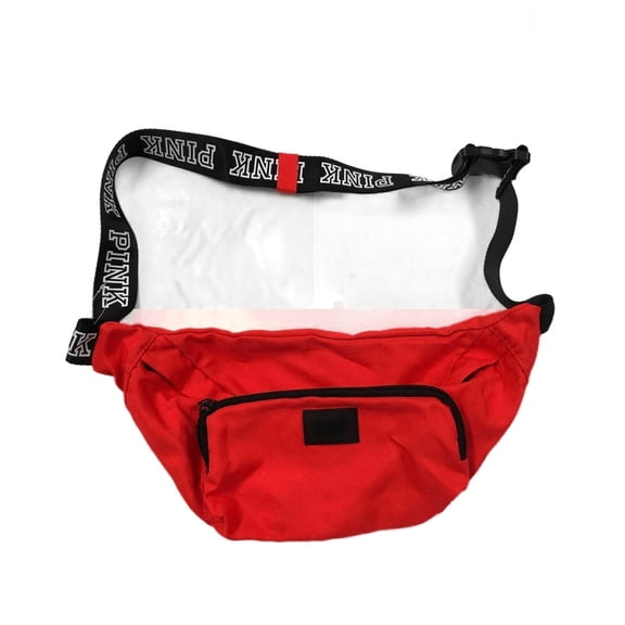 Victoria's Secret Pink Snap Oversized Belt Bag Red NWT