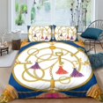 thumbnail image 1 of 2/3pcs Home Bedclothes 3D Luxury Pattern Printed Comforter Cover Set Bedspreads for Adult,King (90"x104"), 1 of 5